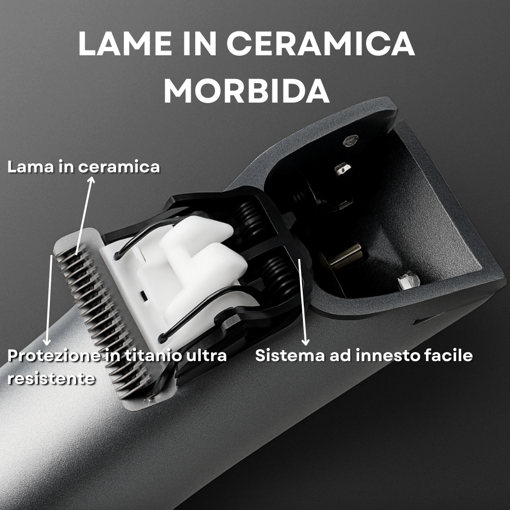SwiftShear™ Trimmer Elettrico Waterproof Uomo & Donna